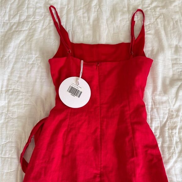 NWT LOVE LANE MINI DRESS RED Size 2 - Picture 4 of 16